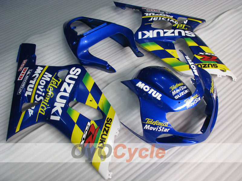Kit carene a iniezione per GSX R600 01-03 - Blu - MOTUL #OYO87905083 Immagine principale del prodotto