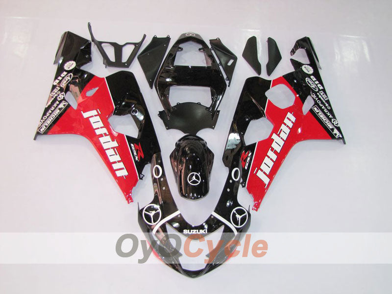 Kit carene a iniezione per GSXR600 04-05 - Rosso, Nero - Jordan, MICHELIN #OYO87901190 Immagine principale del prodotto