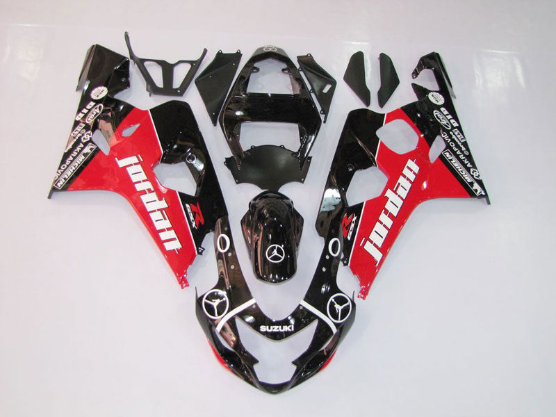 Kit carenatura a iniezione per GSX R750 04-05 - Rosso, Nero - Jordan #OYO87901254 Immagine principale del prodotto