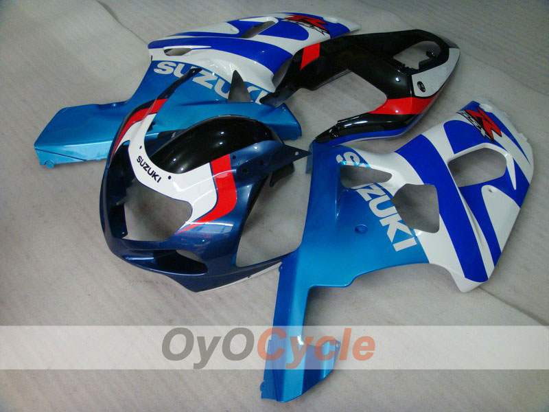 Carenatura a iniezione per GSX R600 01-03 - Blu, Bianco - Stile Fabbrica #OYO87901125 Immagine principale del prodotto