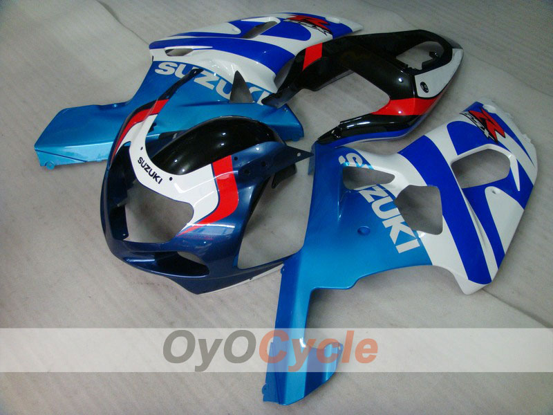 Carena a iniezione per GSX R1000 del 00-02 - Blu, Bianco - Stile di fabbrica #OYO87901770 Immagine principale del prodotto