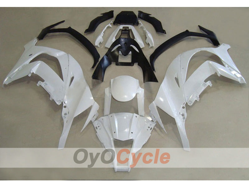 Kit carene a iniezione per NINJA ZX-10R 11-15 - Bianco, Nero - Stile di fabbrica #OYO87903142 Immagine principale del prodotto