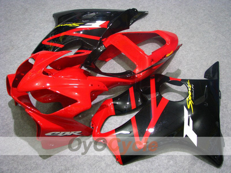 CBR600F4i 01-03 Kit carene a iniezione - Rosso, Nero - Stile di fabbrica #OYO87900172 Immagine principale del prodotto