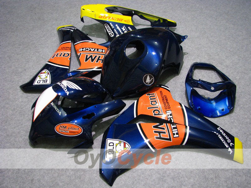 Kit carene a iniezione per CBR1000RR 08-11 - Arancione, Blu - HM Plant #OYO87900689 Immagine principale del prodotto