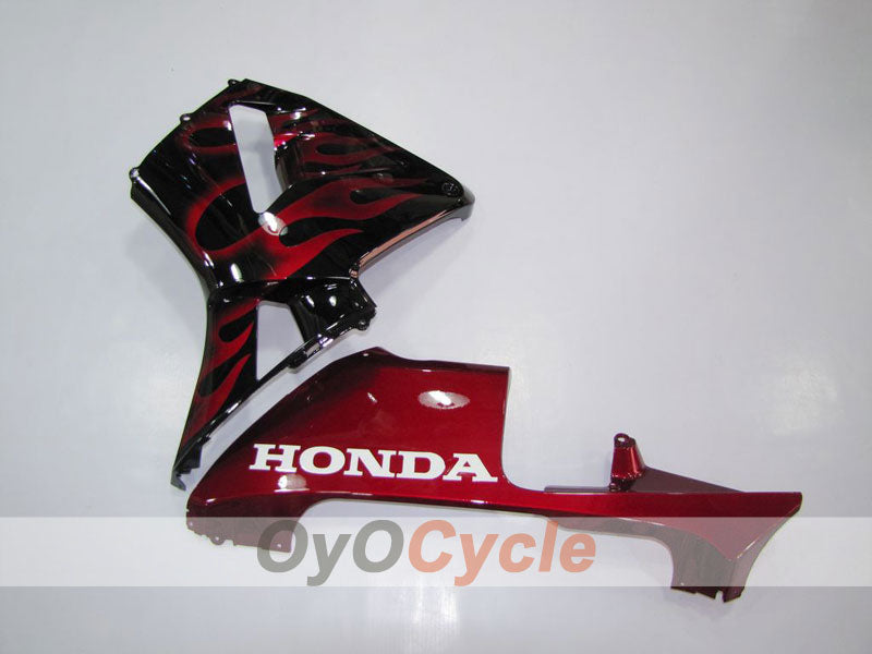 Carene a iniezione per CBR600RR anni 03-04 - Rosso, Nero - Fiamma #OYO87902509 Immagine secondaria del prodotto