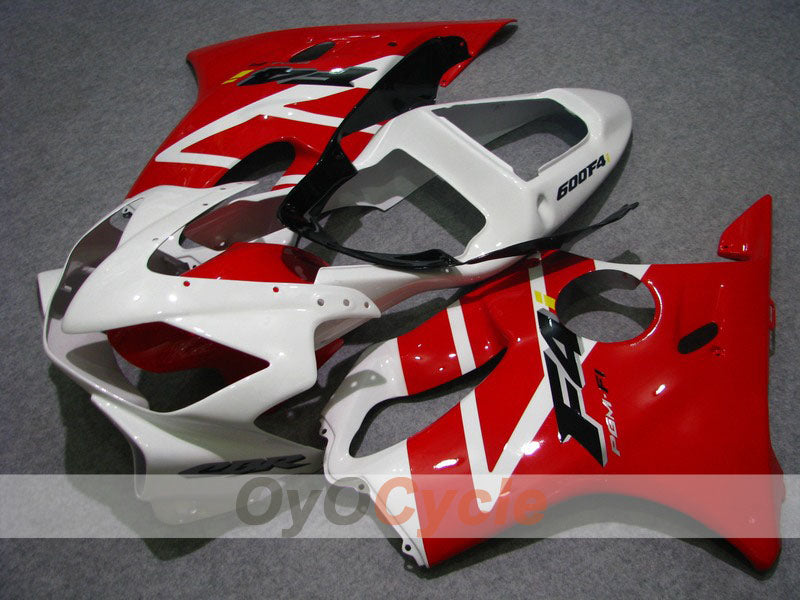 Carene a iniezione per CBR600F4i 01-03 - Rosso, Bianco - Stile Factory #OYO87900173 Immagine principale del prodotto