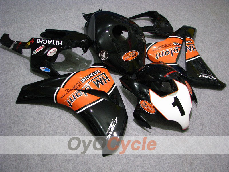 Kit carene a iniezione per CBR1000RR 08-11 - Arancio, Nero - HM Plant #OYO87900690 Immagine principale del prodotto