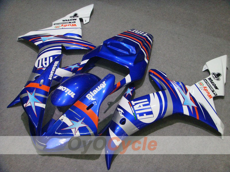 Kit carene a iniezione per YZF-R1 02-03 - Blu, Bianco - FIAT, MOTUL #OYO87900793 Immagine principale del prodotto
