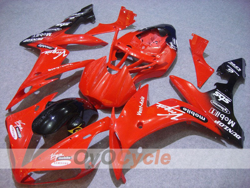 Carenatura a iniezione per YZF-R1 04-06 - Rosso, Nero - DUNLOP #OYO87900817 Immagine principale del prodotto