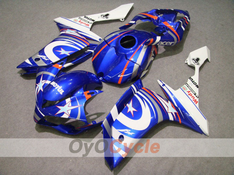 Carenatura a iniezione per YZF-R1 07-08 - Blu, Bianco - FIAT, MOTUL #OYO87900854 Immagine principale del prodotto