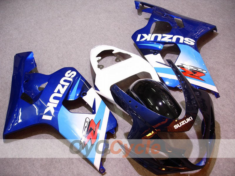 Kit carenatura a iniezione per GSX R750 04-05 - Blu, Bianco - Stile Fabbrica #OYO87901193 Immagine principale del prodotto