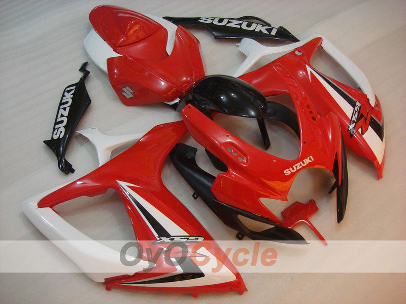 Kit carene a iniezione per GSX R600 06-07 - Rosso, Bianco - Stile Fabbrica #OYO87901564 Immagine principale del prodotto