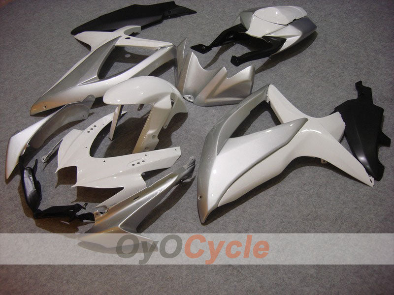 Kit carene a iniezione per GSX R600 08-10 - Bianco, Argento - Stile Fabbrica #OYO87901667 Immagine principale del prodotto