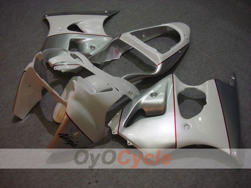 Kit Carene a Iniezione per NINJA ZX-6R 00-02 - Bianco, Argento - Stile di Fabbrica #OYO87901701 Immagine principale del prodotto