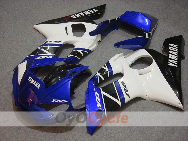 Kit carene a iniezione per YZF-R6 98-02 - Blu, Bianco - Stile Fabbrica #OYO87901016 Immagine principale del prodotto