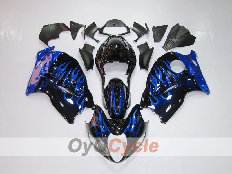 Kit carene a iniezione per GSXR1300 Hayabusa 99-07 - Blu, Nero - Fiamma #OYO87902879 Immagine principale del prodotto