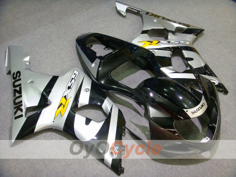 Kit carene a iniezione per GSX R750 anni 00-03 - Nero, Argento - Stile fabbrica #OYO87901121 Immagine principale del prodotto