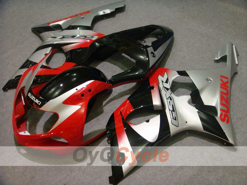 Kit carene a iniezione per GSX R750 00-03 - Rosso, Argento - Stile Fabbrica #OYO87901104 Immagine principale del prodotto
