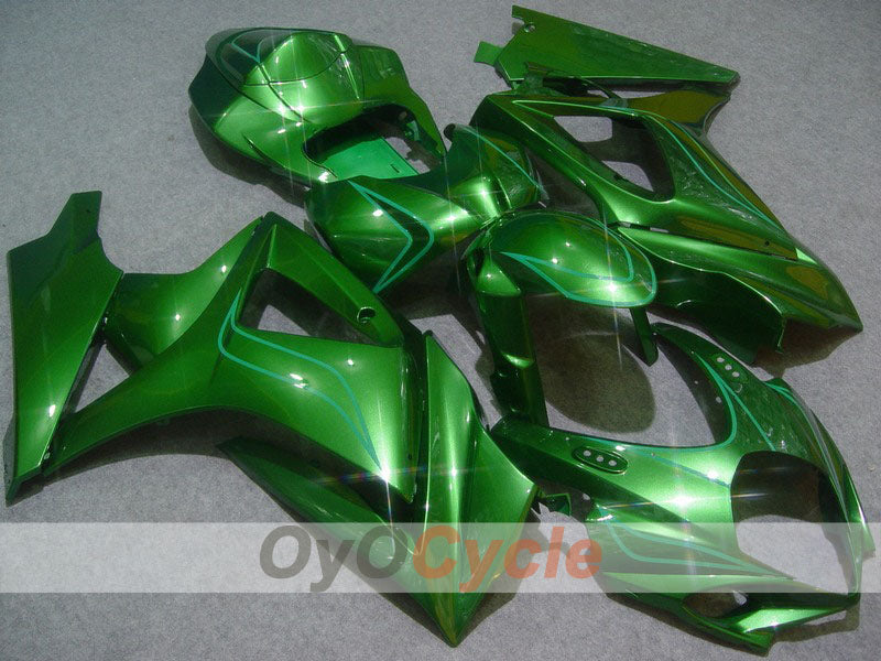 Carene a iniezione per GSX R1000 07-08 - Verdi - Stile Factory #OYO87902122 Immagine principale del prodotto