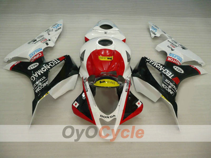 Kit carene a iniezione per CBR600RR 07-08 - Bianco, Nero - Stile di fabbrica #OYO87900393 Immagine principale del prodotto