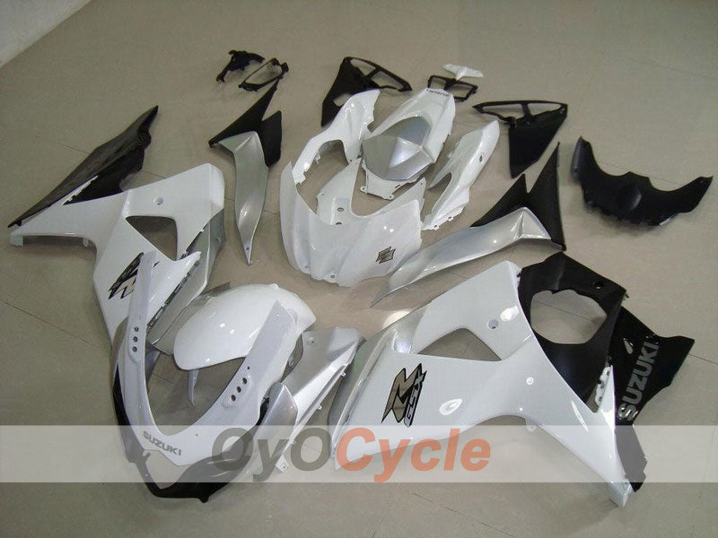 Kit carene a iniezione per GSX R1000 09-16 - Bianco, Nero - Stile di fabbrica #OYO87902870 Immagine principale del prodotto