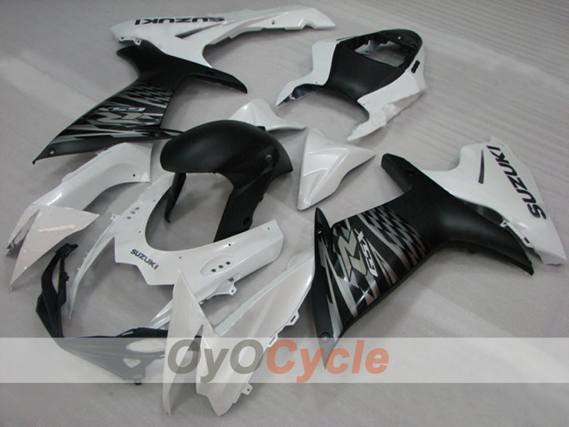 Kit carene a iniezione per 11-26 GSX R600 - Bianco, Nero - Stile di fabbrica #OYO87903214 Immagine principale del prodotto