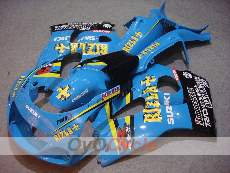 Kit carene per Suzuki GSXR750 96-99 - Blu, Nero - MOTUL, Rizla+ #OYO87903008 Immagine principale del prodotto