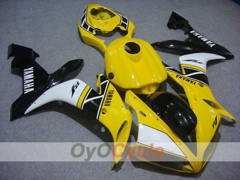 Carenatura a iniezione per YZF-R1 04-06 - Giallo, Nero - Stile di Fabbrica #OYO87900838 Immagine principale del prodotto