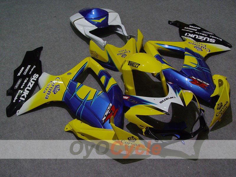 Kit carene a iniezione per GSX R600 08-10 - Giallo, Blu - Corona, MOTUL #OYO87901614 Immagine principale del prodotto