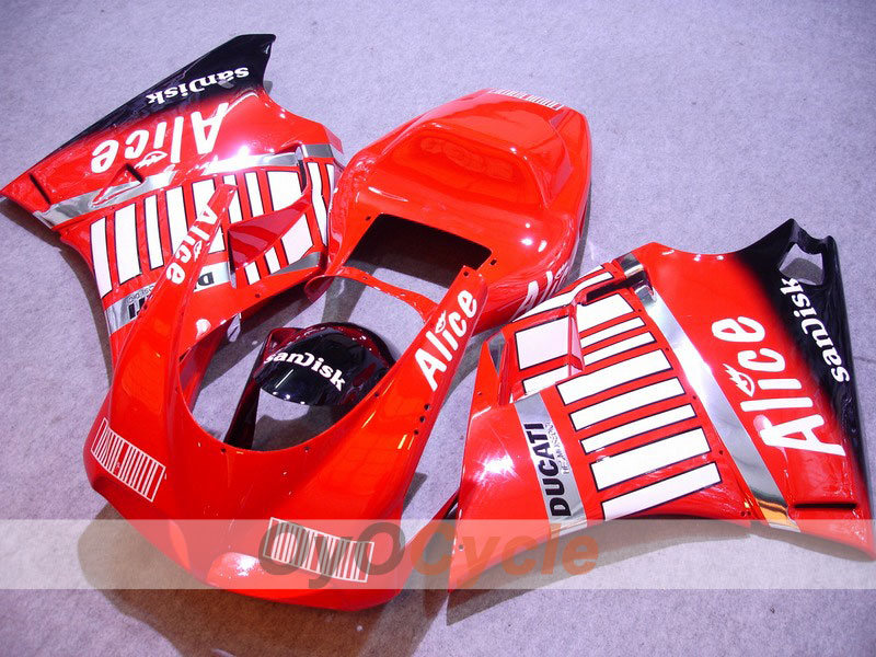 Kit carene a iniezione per Ducati 998 02-04 - Rosso, Nero - Alice #OYO87902262 Immagine principale del prodotto