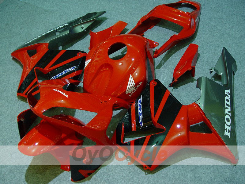 Kit carene stampate a iniezione per CBR600RR 03-04 - Rosso, Nero - Stile originale #OYO87902596 Immagine principale del prodotto