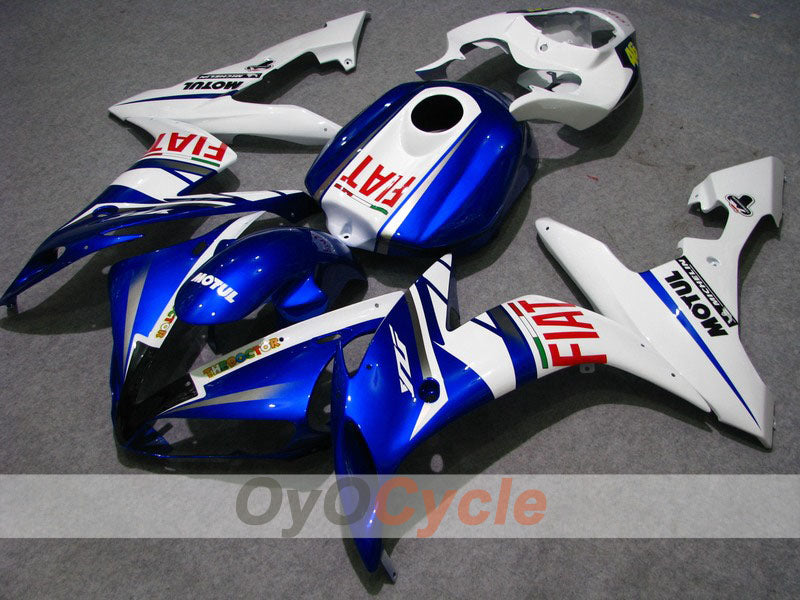 Carena a iniezione per YZF-R1 04-06 - Blu, Bianco - FIAT, MOTUL #OYO87900825 Immagine principale del prodotto