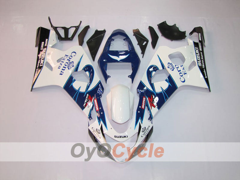 Kit carene a iniezione per GSX R750 04-05 - Blu, Bianco - Corona #OYO87901237 Immagine principale del prodotto