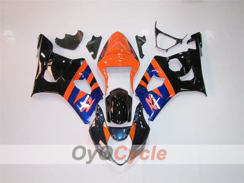 Kit carenatura a iniezione per GSX R1000 03-04 - Arancione, Nero - Stile di fabbrica #OYO87901852 Immagine principale del prodotto