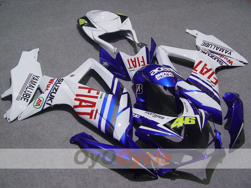 Carenatura a iniezione per GSX R750 anni 08-10 - Blu, Bianco - FIAT #OYO87901428 Immagine principale del prodotto