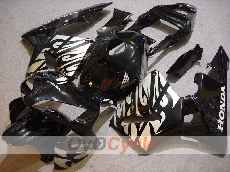 Kit carene stampate a iniezione per CBR600RR 03-04 - Nero, Argento - Stile originale #OYO87902597 Immagine principale del prodotto
