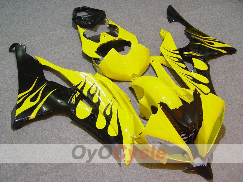 Kit Carene a Iniezione per YZF-R6 08-16 - Giallo, Nero - Fiamma #OYO87900967 Immagine principale del prodotto