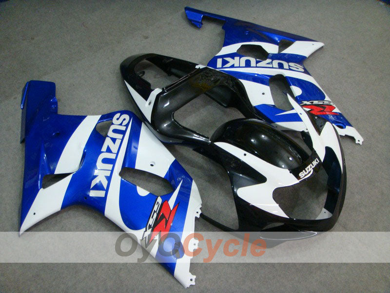 Kit carenatura a iniezione per GSX R750 00-03 - Blu, Bianco - Stile di fabbrica #OYO87901124 Immagine principale del prodotto