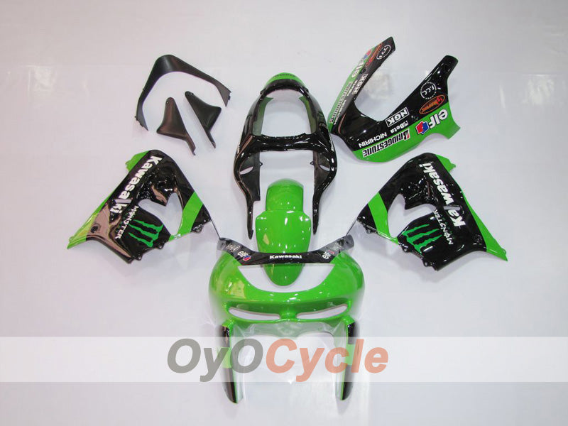 Kit carenatura per NINJA ZX-9R 98-99 - Verde, Nero - Monster #OYO87903017 Immagine principale del prodotto