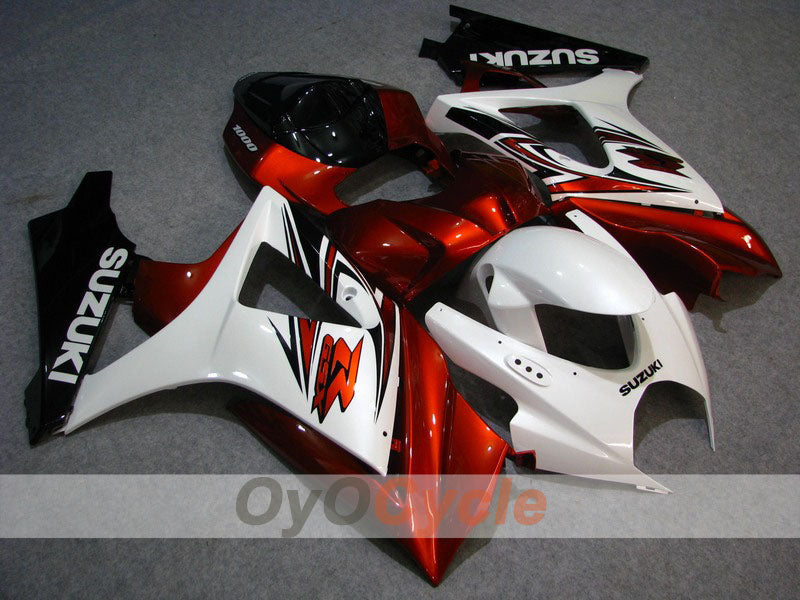 Carenatura a iniezione per GSX R1000 del 07-08 - Bianco, Nero - Stile di fabbrica #OYO87902135 Immagine principale del prodotto