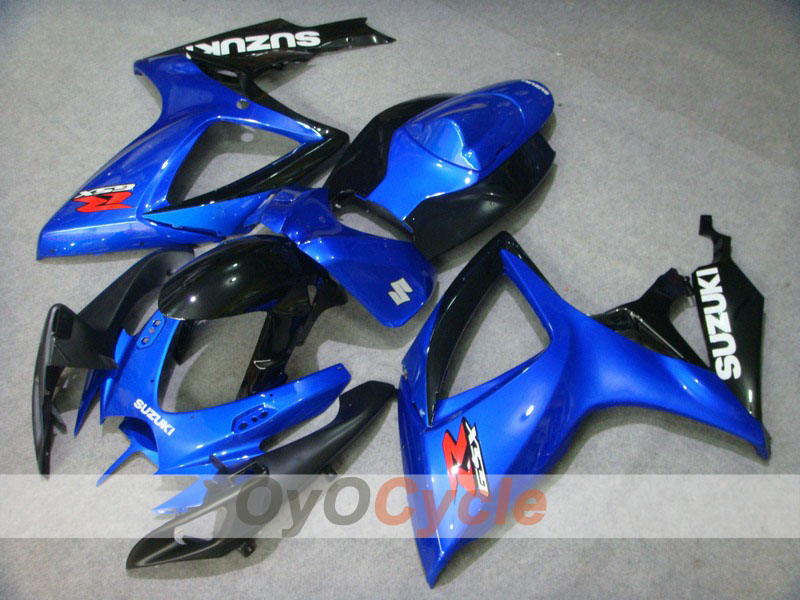 Kit carene a iniezione per GSX R750 06-07 - Blu, Nero - Stile di fabbrica #OYO87901335 Immagine principale del prodotto