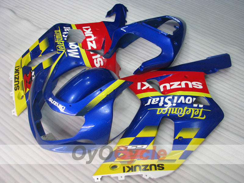 Kit carene a iniezione per GSX R750 anni 00-03 - Giallo, Blu - Movistar #OYO87901064 Immagine principale del prodotto