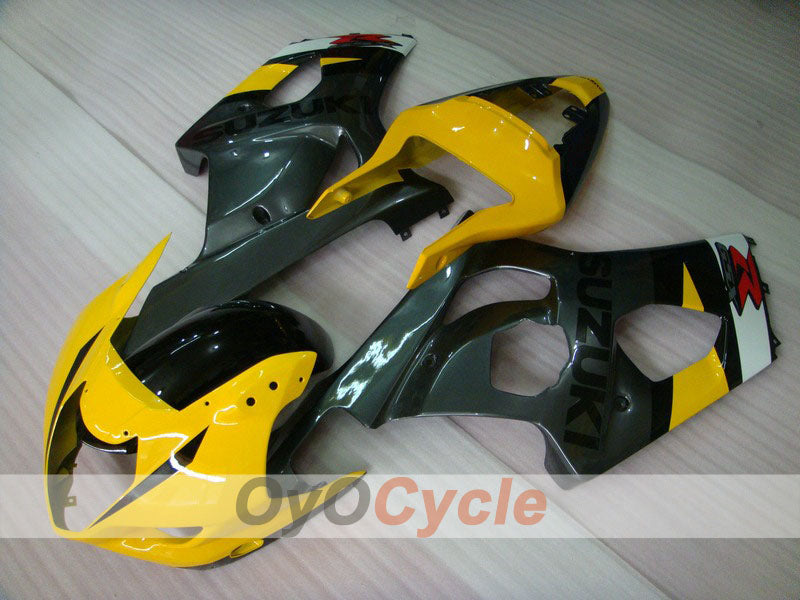Kit carene a iniezione per GSX R750 04-05 - Giallo, Nero - Stile di fabbrica #OYO87901202 Immagine principale del prodotto