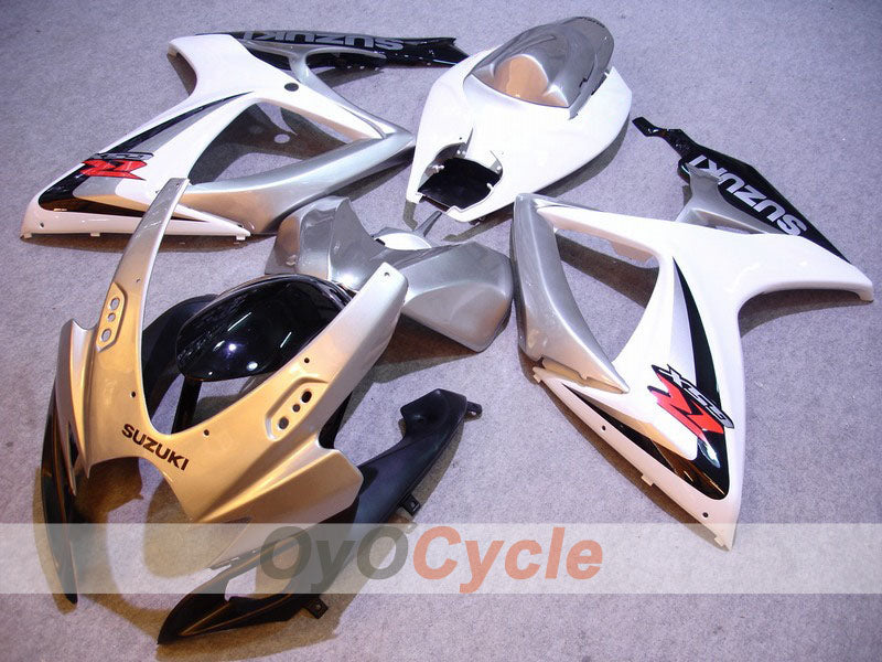 Carena a iniezione per GSX R750 06-07 - Bianco, Argento - Stile di fabbrica #OYO87901336 Immagine principale del prodotto