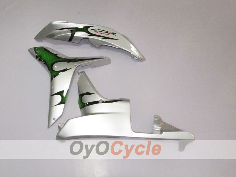Kit carene stampate a iniezione per CBR600RR 07-08 - Verde, Argento - Fiamme #OYO87900357 Immagine secondaria del prodotto