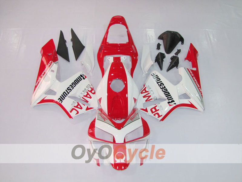 Kit carene a iniezione per CBR600RR 03-04 - Rosso, Bianco - PRAMAC #OYO87902593 Immagine principale del prodotto