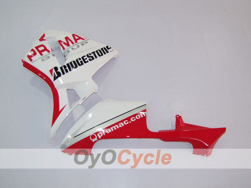 Kit carene a iniezione per CBR600RR 03-04 - Rosso, Bianco - PRAMAC #OYO87902593 Immagine secondaria del prodotto