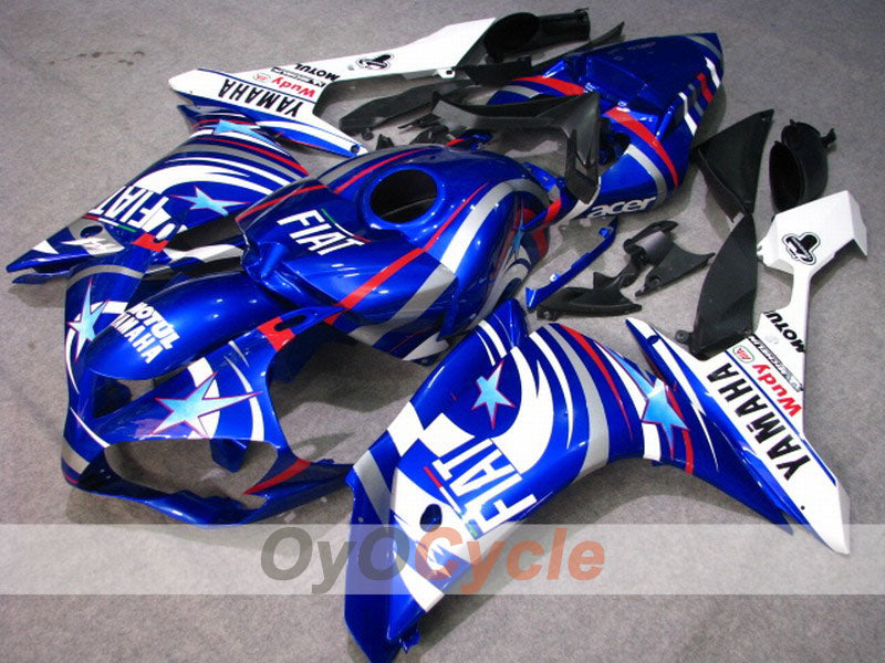 Kit carene ad iniezione per YZF-R1 07-08 - Blu, Bianco - FIAT, MOTUL #OYO87900858 Immagine principale del prodotto