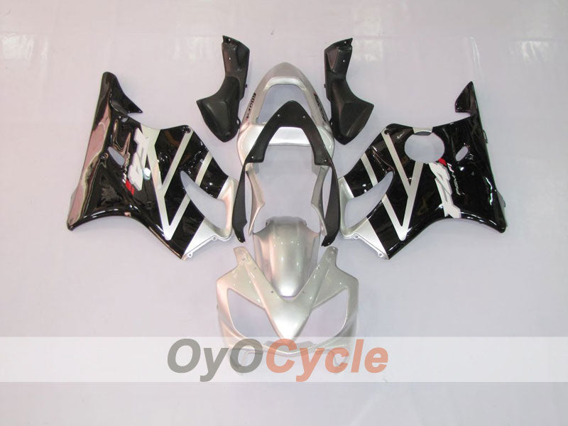 Kit carene a iniezione per CBR600F4i anni 01-03 - Nero, argento - Stile originale #OYO87900146 Immagine principale del prodotto
