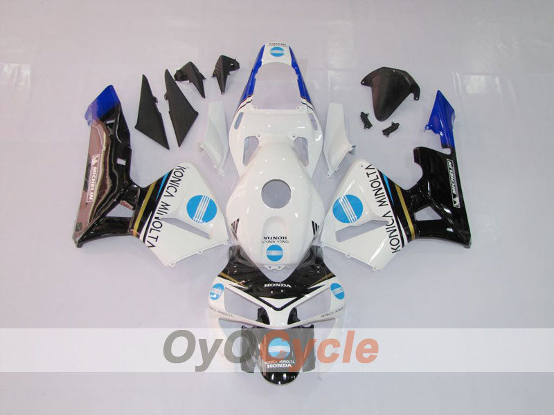 Kit carenatura a iniezione per CBR600RR 03-04 - Bianco, Nero - Konica Minolta #OYO87902526 Immagine principale del prodotto